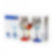 Набор фужеров для вина ДУОС КОЛОРС АССОРТИ 3шт 280мл