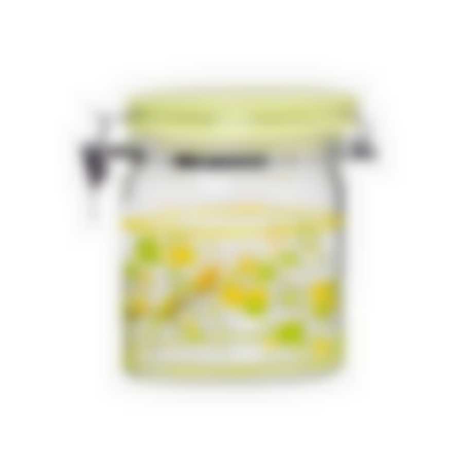 Банка стеклянная овальная с керамической крышкой paradise bird 700мл