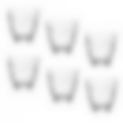 Набор стаканов 6 шт Cristal D'Arques Кубик, 300 мл