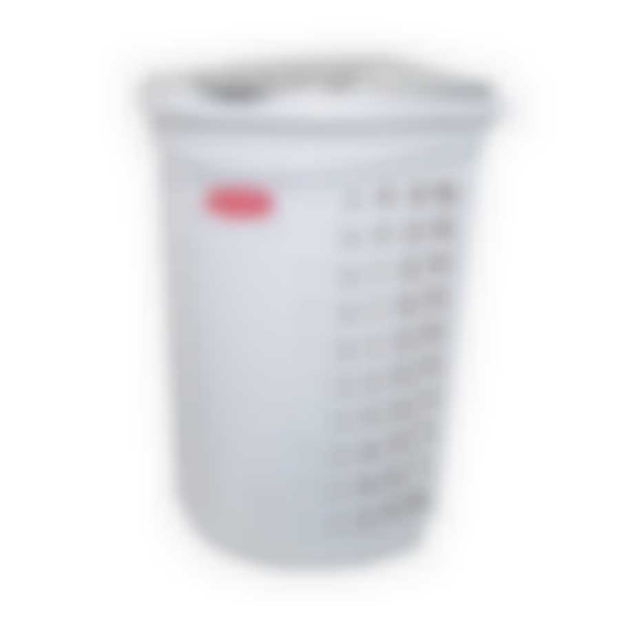 Корзина для белья угловая VIKTOR 40л серый