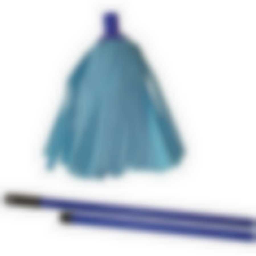 Палка металлическая 120см+ моп с латексным краплением