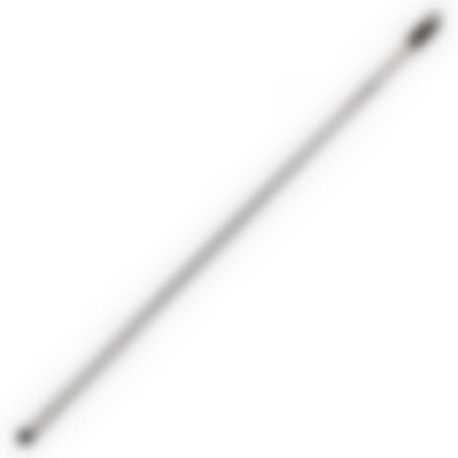 Металлическая палка для щеток хромированная 130см