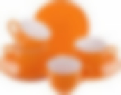 Кофейный набор на 4 персоны Lorain Orange, объем 80 мл