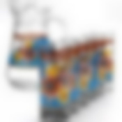 Набор для напитков Loraine Цветы синий, 7 предметов