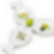 633 Блюда-рыбки 3шт LR 12см "Олива"