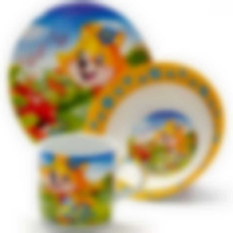 Набор детской посуды Loraine Лиса, 3 предмета