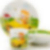 Набор детской посуды Loraine Машинка, 3 предмета