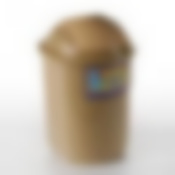 Контейнер для мусора с качающейся крышкой, 8 л