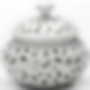 Ваза с/крышкой ажурная 11х11х10см МВ