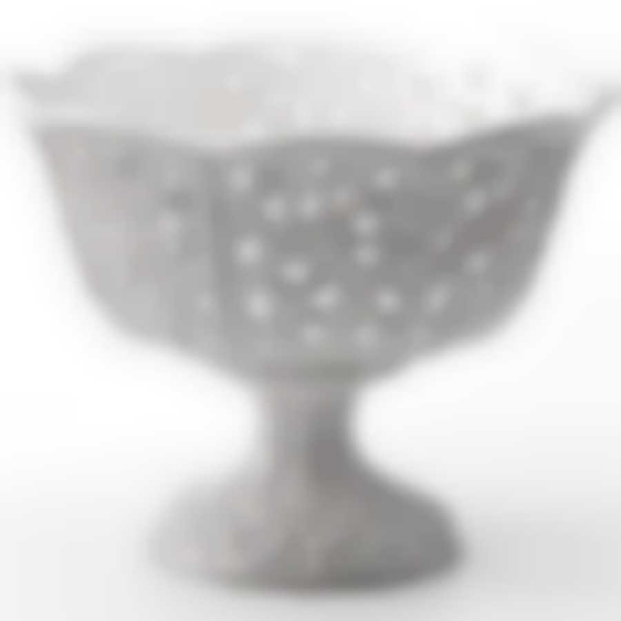 Конфетница ажур с/страз 19х19х15,5см МВ