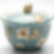 Супница 21х14 см с/кр "РОЗЫ"ГОЛУБОЙ МВ 22452