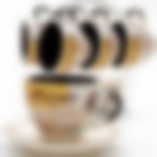 Набор чайный 13пр на 6 персон Loraine Coffee, 220 мл на металлической подставке