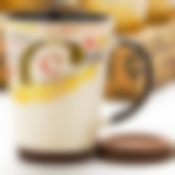 23558Кружка 360мл с силиконовой подставкой МВ керамика