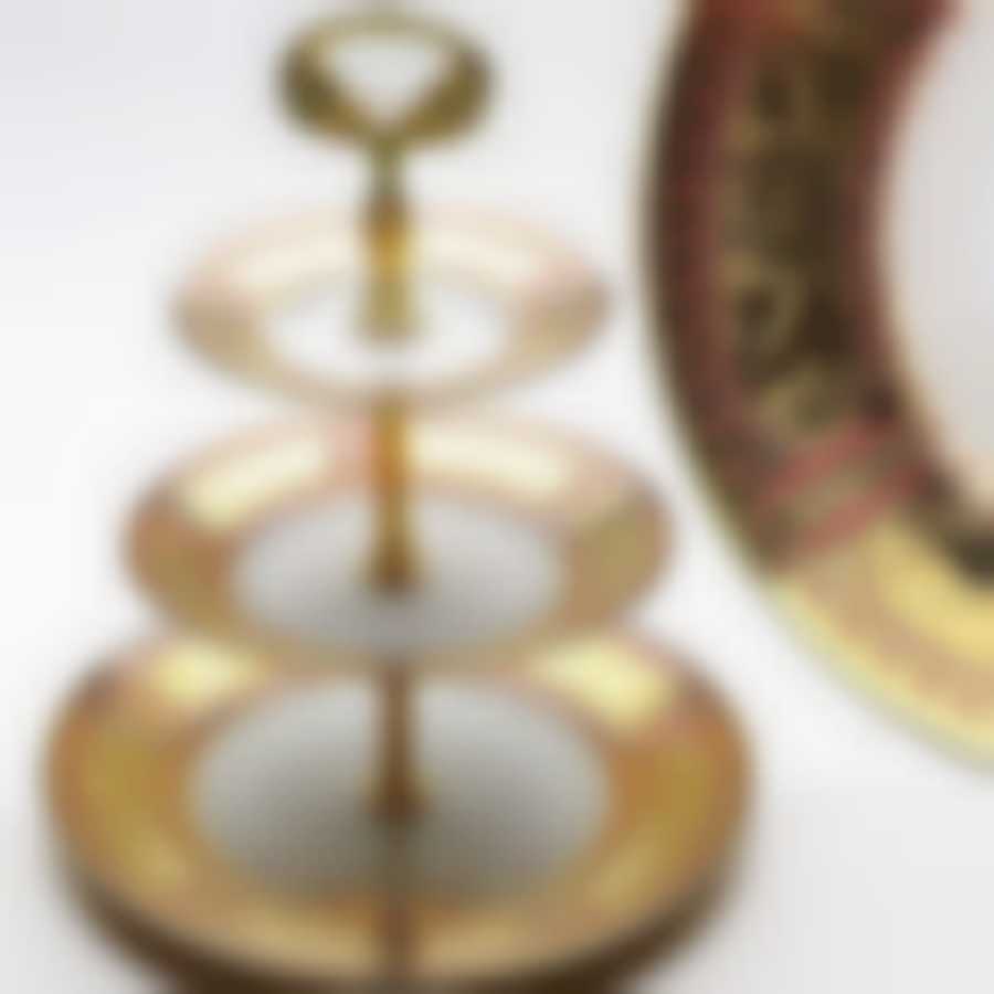 Конфетница 3-х ярусная на ножке МВ