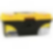 Ящик для инструментов ТИТАН 13' (с секциями) (черный с желтым)