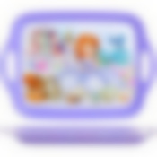 Поднос с рисунком DISNEY 36*26 см Лиловый