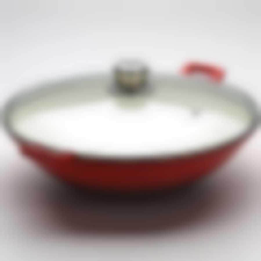 Казан чугун Mayer&Boch с крышкой, объем 5,3 л