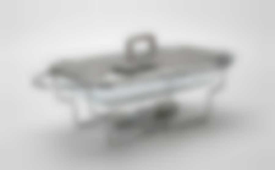 Фондюшница нерж 2л с 2 свечами MB