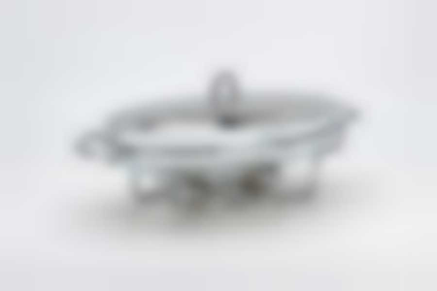 Фондюшница нерж 2л с 2 свечами MB