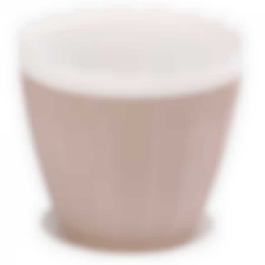 Кашпо Меланж 3,5 л с под. (св.коричневый)