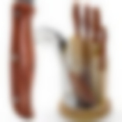 Набор ножей 10пр крутящ. подставка МВ