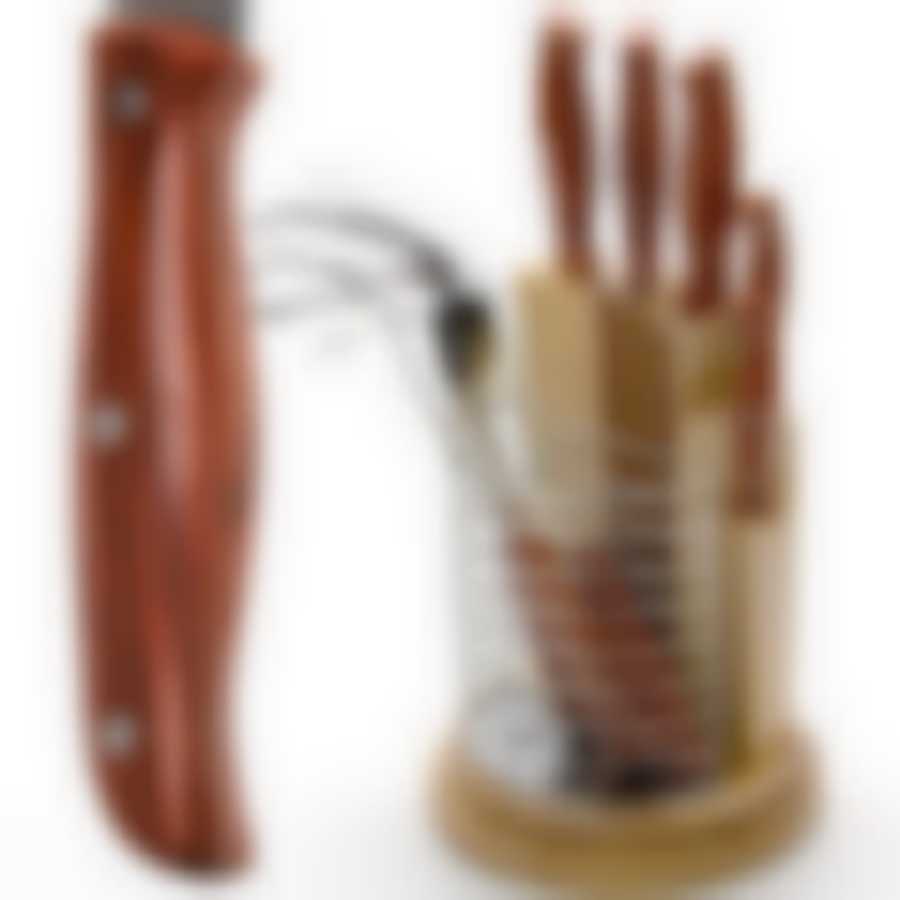 Набор ножей 10пр крутящ. подставка МВ