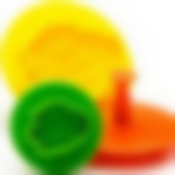 Формочки с поршнем 3пр ЦВЕТОК МВ