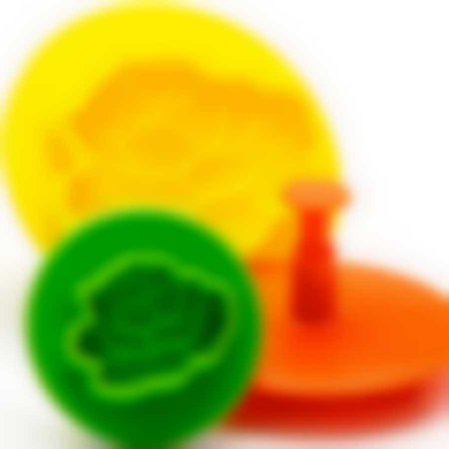 Формочки с поршнем 3пр ЦВЕТОК МВ