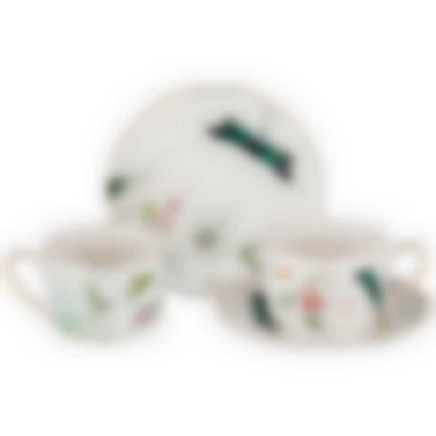 Чайный набор на 2 персоны, 4 пр., "СТРЕКОЗА" 250 мл.