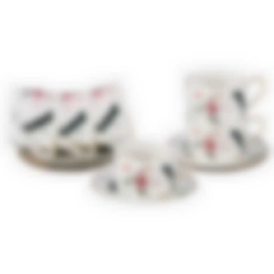 Чайный набор на 6 персон, 12 пр., "СТРЕКОЗА" 250 мл.