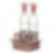 Набор из 2х емкостей под соусы 250 мл + 2 солонки 70 мл+подставка