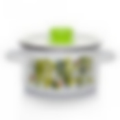 Кастрюля эмал цил Свежая зелень 1,5л ТМ Appetite 1с15с/1