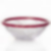 Салатник Хрусталь 0,5 л (прозр.-красн.)