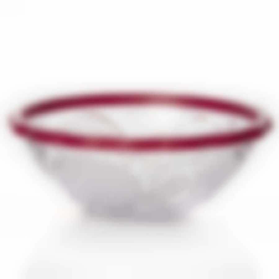 Салатник Хрусталь 0,5 л (прозр.-красн.)