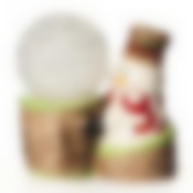 Фигурка декоративная House & Holder "Снеговик", с подсветкой, высота 9,5 см