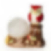 Фигурка декоративная House & Holder "Сова на пне", с подсветкой, высота 10 см