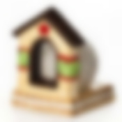 Фигурка декоративная House & Holder "Домик", с подсветкой, 7,5 х 7 х 9,5 см