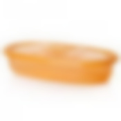 МИСКА прямоугольная с крышкой 1,5л (оранжевая)