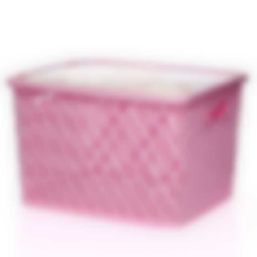 Корзина с крышкой универсальная Маленькая фея (большая) (цвет в ассортименте)