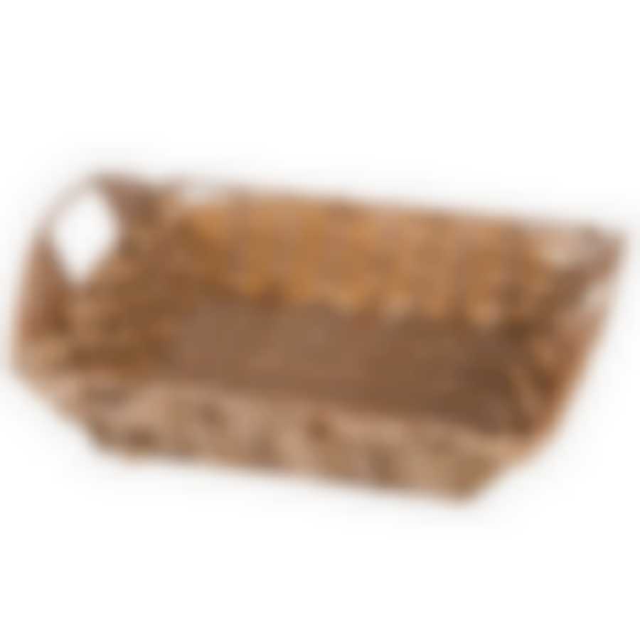 КОРЗИНКА С РУЧКАМИ КОЛЛЕКЦИЯ "НАТУРЕЛЬ" 28*25*6/9 СМ