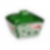 Салатник Дольче Вита 1,5 л с крышкой (зел-бел)