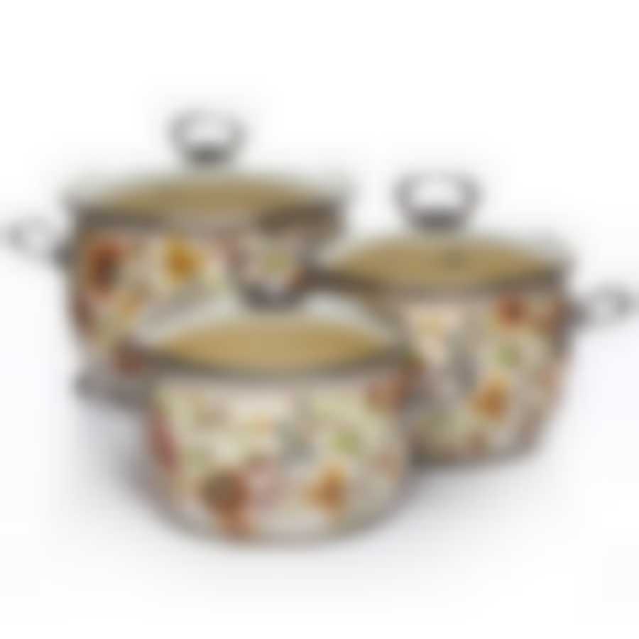 Набор эмал 3пр Майолика стекл/кр ТМ idilia