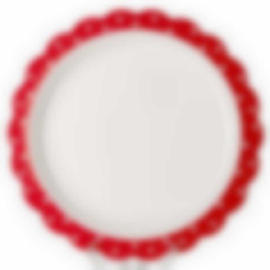 Блюдо круглое Горошек , D=37 см (цвет в ассортименте)