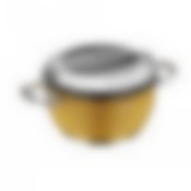 Кастрюля со стеклянной крышкой, желтая, 20 см/2,8 л, NADOBA, серия KVETUNKA