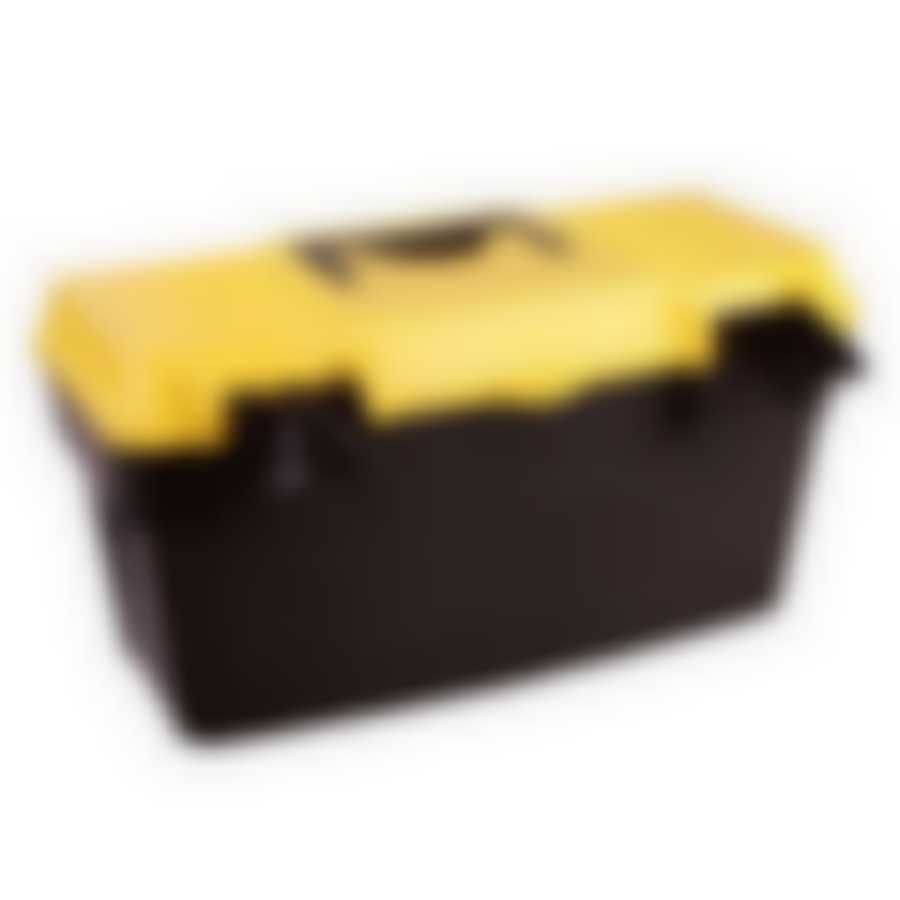 Ящик универсальный с крышкой для инструментов 415*210*210 (цвет в ассортименте)