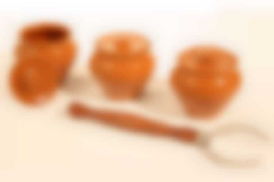 Набор столовой посуды "Вятская Керамика", 7 предметов