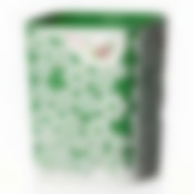 Горшок-кашпо "Дольче Вита" 1 л с под.(зел-бел)