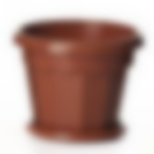 Горшок для цветов с поддоном Гармония (коричневый) 0,7 л
