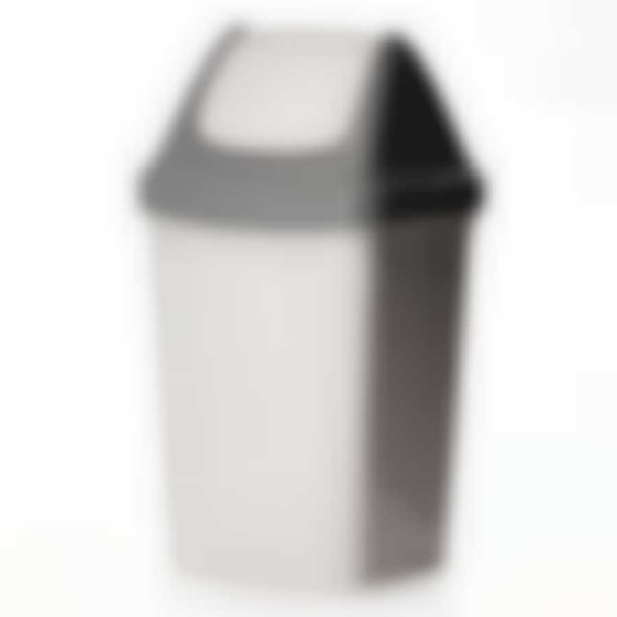 Контейнер для мусора РОЛЛ ТОП 9 л (мраморный)