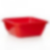 Таз квадратный 8 л (красный)